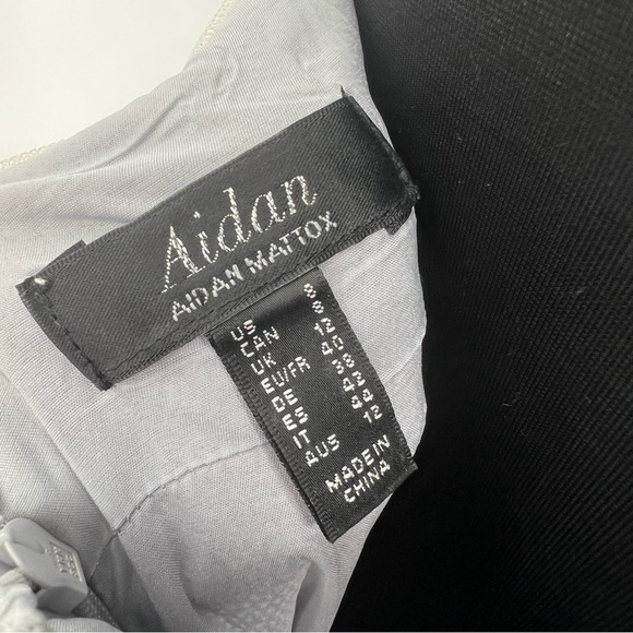 Aidan Mattox Halter Cut Out Maxi‎ Sequin Dress - Picture 12 of 16